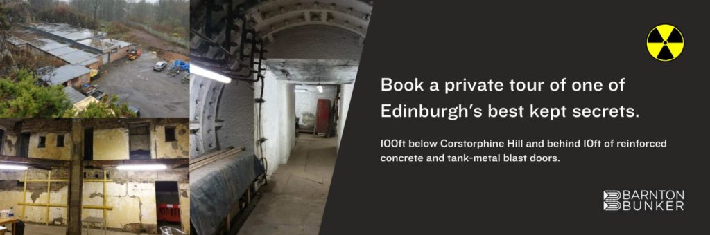 Private bunker tours, Barnton Bunker, Edinburgh